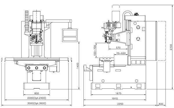 高精密型銑床HTM-L4H(圖4) 高精密型銑床HTM-L4H(圖4)